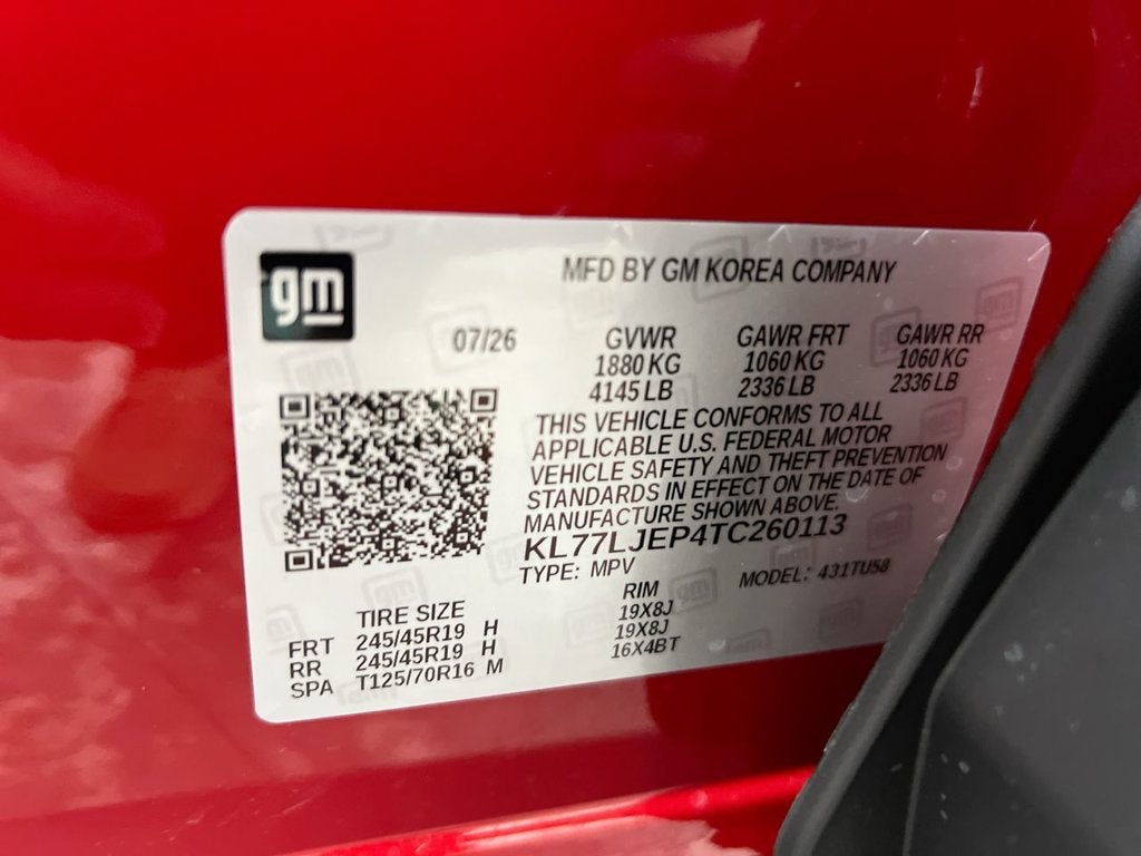 2026 Chevrolet Trax 2RS