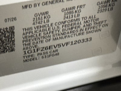 2027 Chevrolet Bolt RS