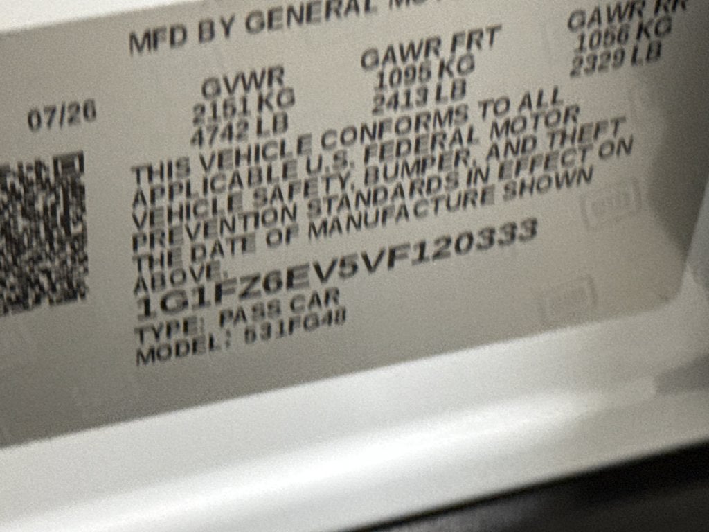 2027 Chevrolet Bolt RS