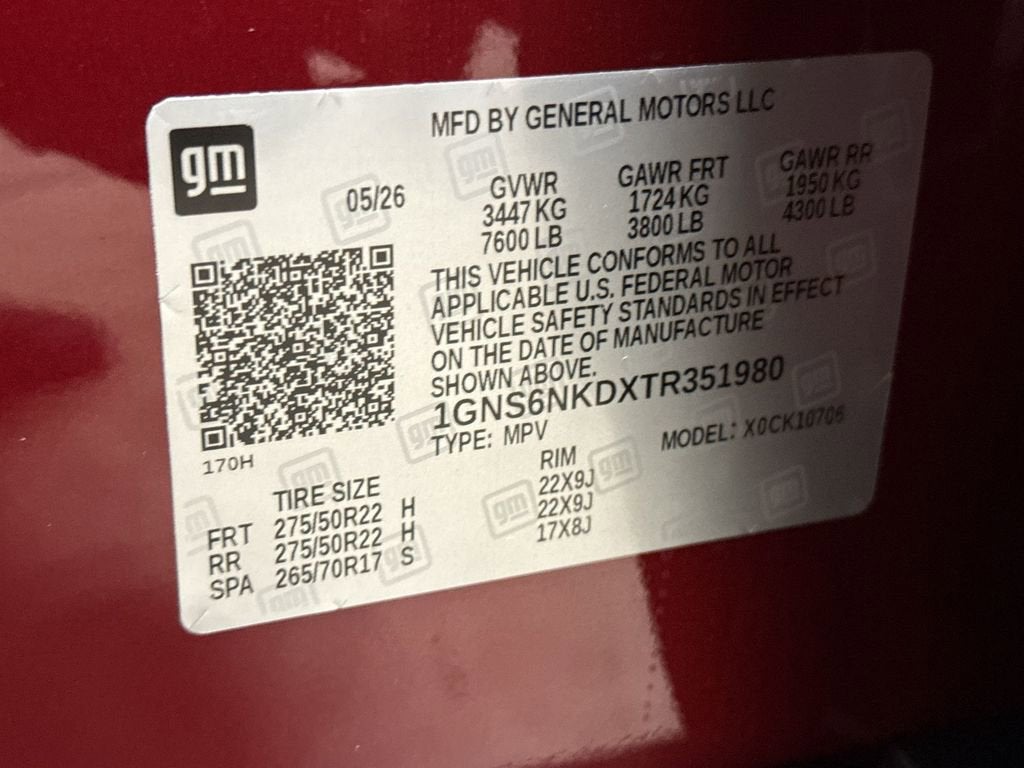 2026 Chevrolet Tahoe LT