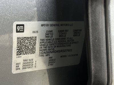 2025 Chevrolet Tahoe LT