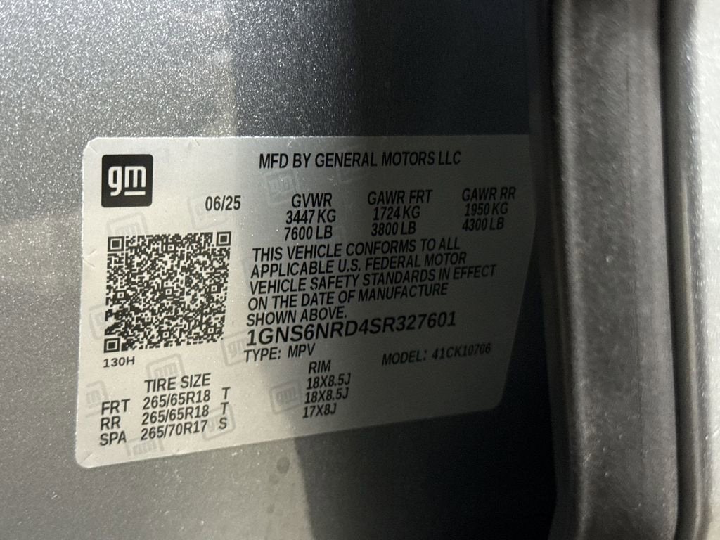 2025 Chevrolet Tahoe LT