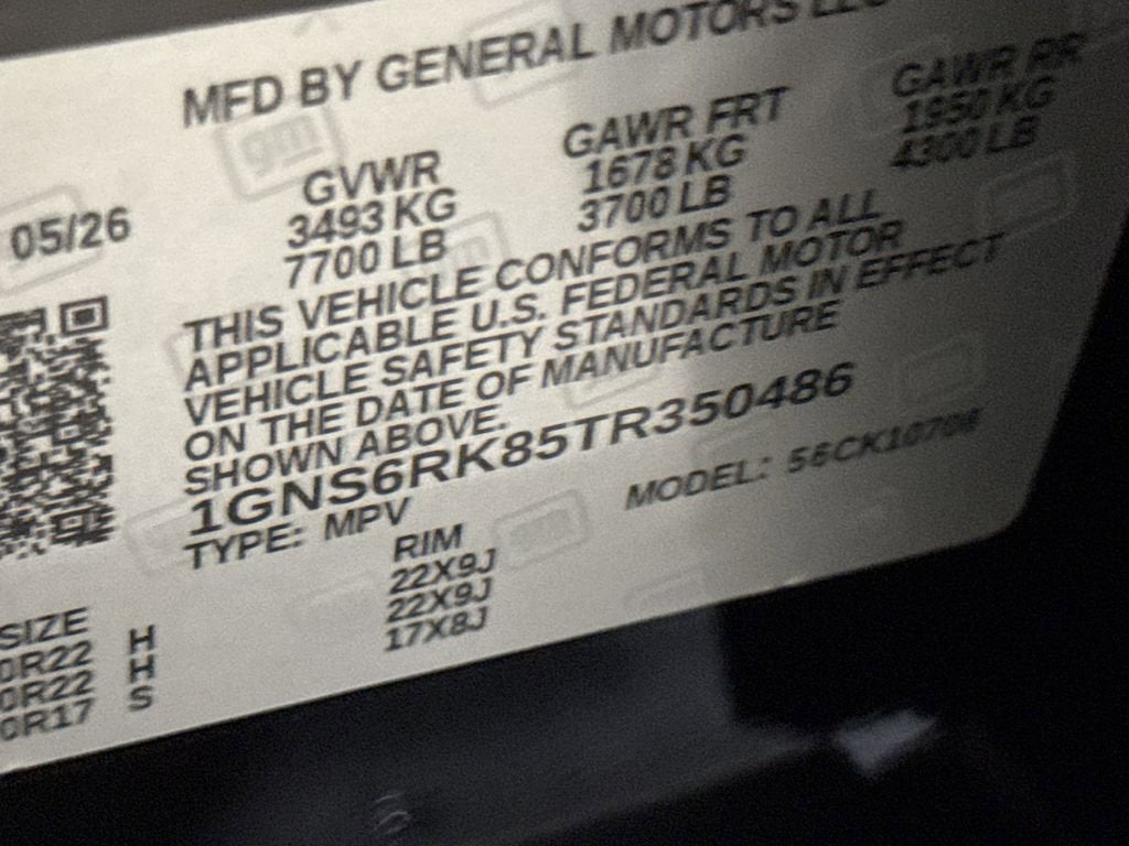 2026 Chevrolet Tahoe RST