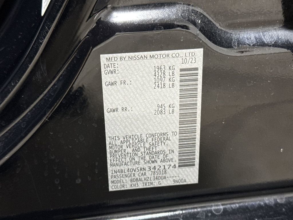 2024 Nissan Altima 2.5 SV
