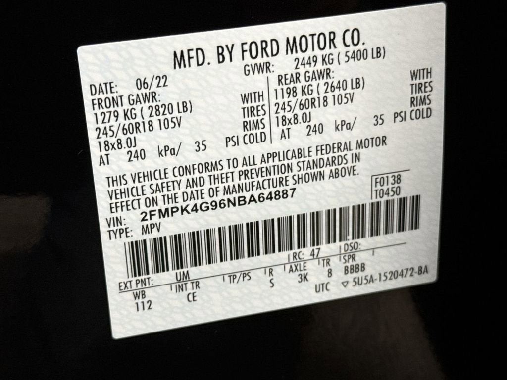 2022 Ford Edge SE