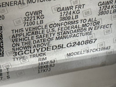 2020 Chevrolet Silverado 1500 LT
