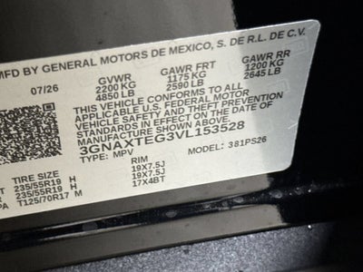 2027 Chevrolet Equinox RS