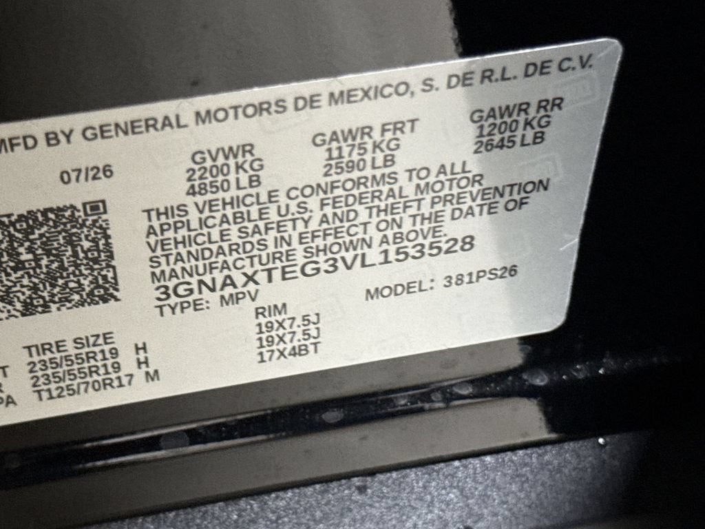 2027 Chevrolet Equinox RS