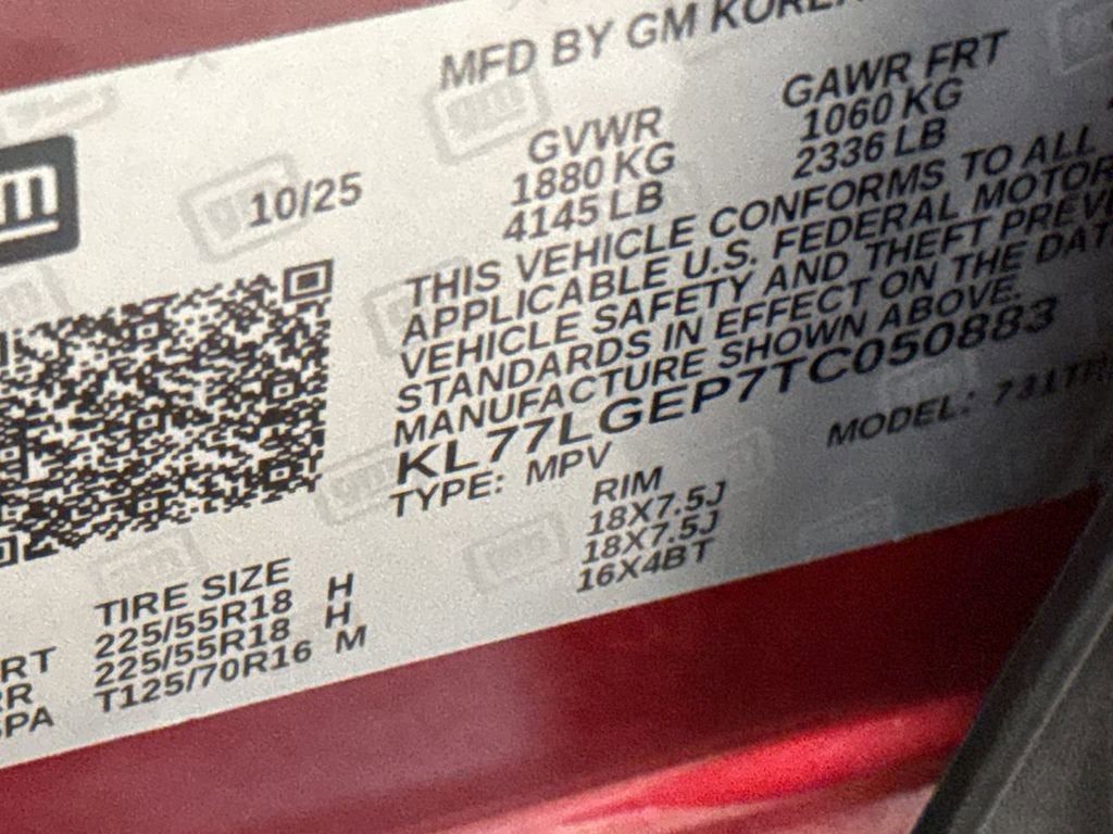 2026 Chevrolet Trax 1RS
