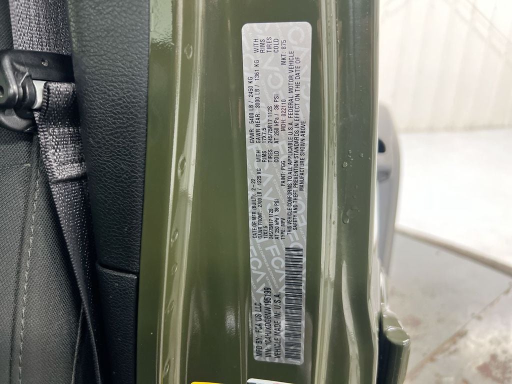 2022 Jeep Wrangler Unlimited Sport