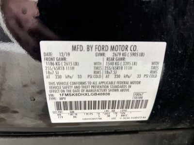 2020 Ford Explorer XLT