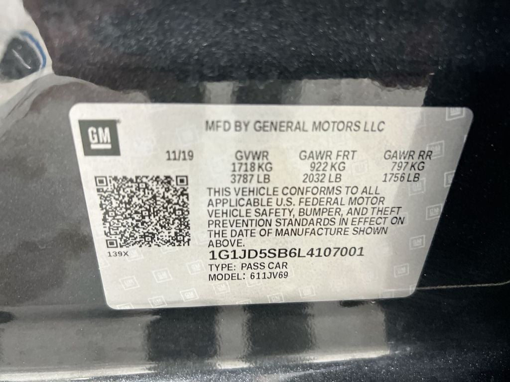 2020 Chevrolet Sonic LT