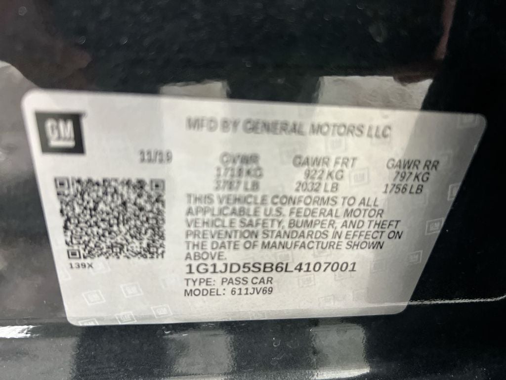 2020 Chevrolet Sonic LT