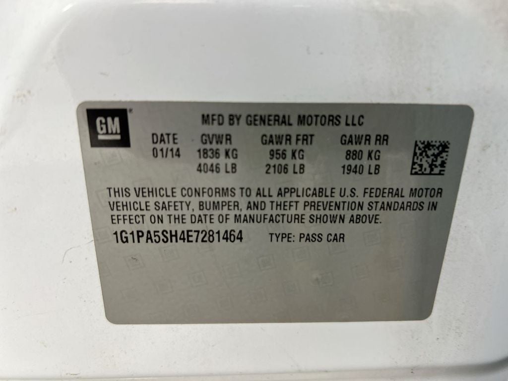 2014 Chevrolet Cruze LS