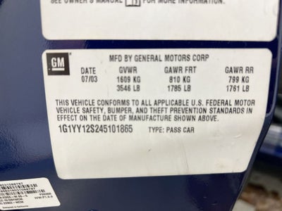 2004 Chevrolet Corvette Z06