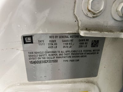 2012 Buick LaCrosse Leather Group