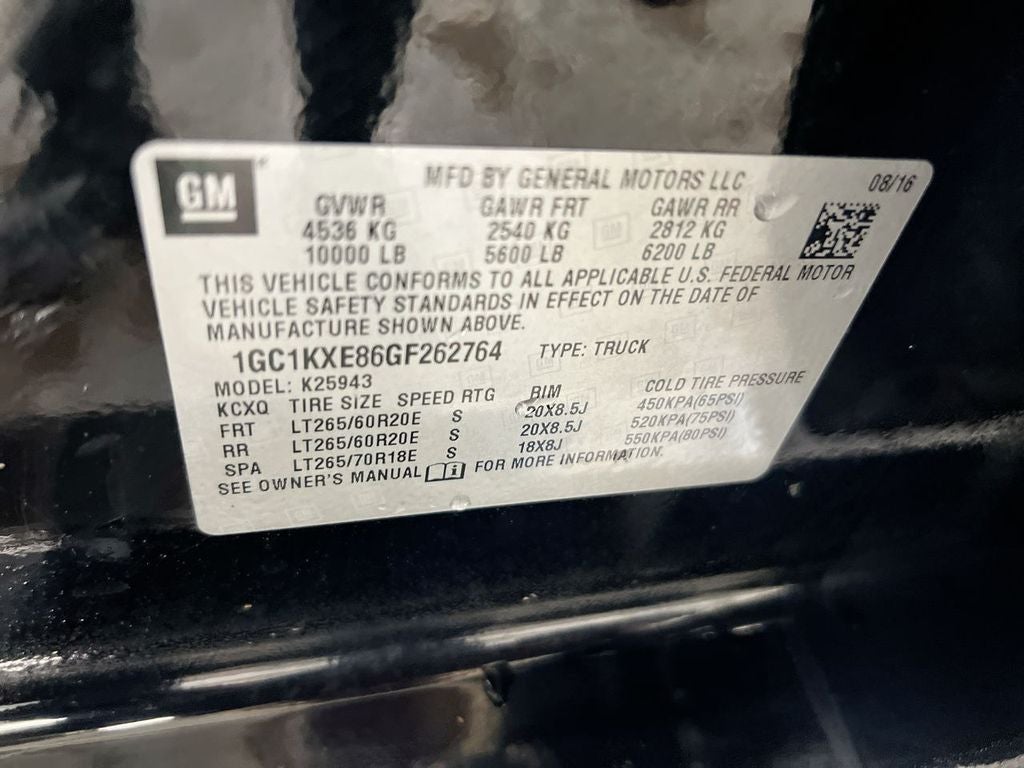 2016 Chevrolet Silverado 2500HD High Country