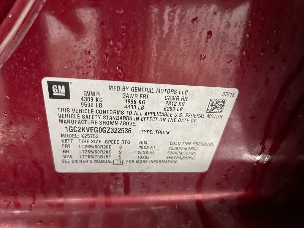 2016 Chevrolet Silverado 2500HD LT