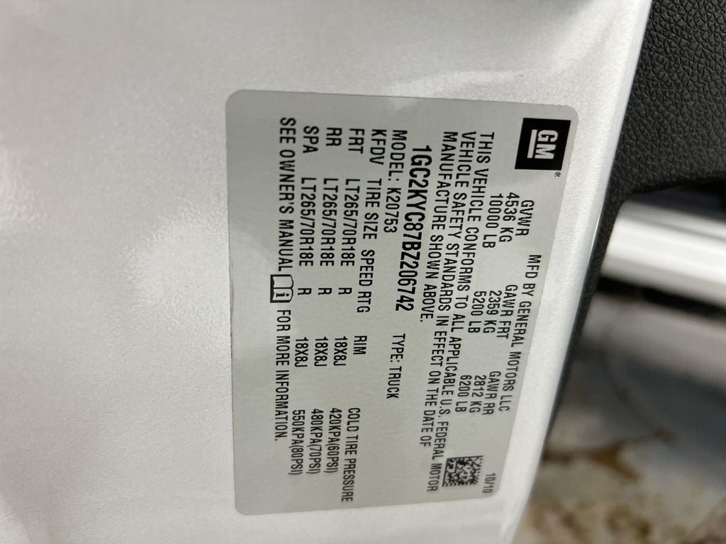 2011 Chevrolet Silverado 2500HD LTZ