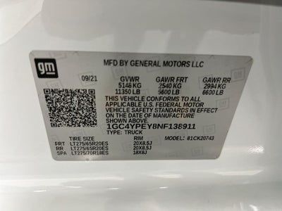 2022 Chevrolet Silverado 2500HD LTZ