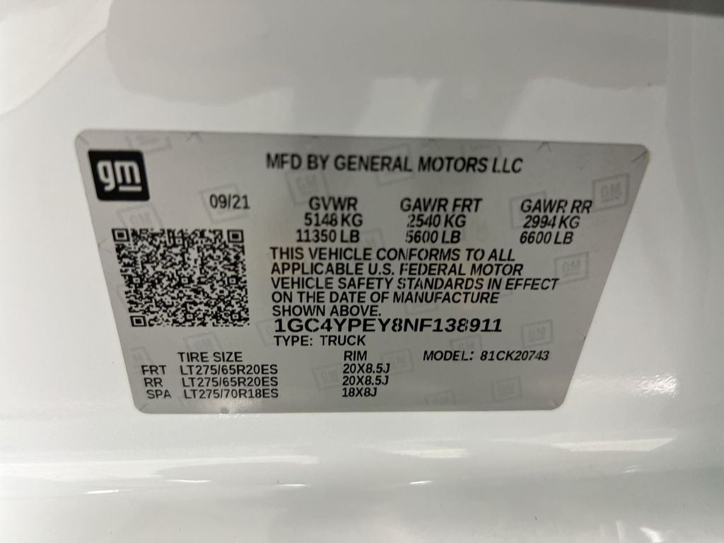 2022 Chevrolet Silverado 2500HD LTZ