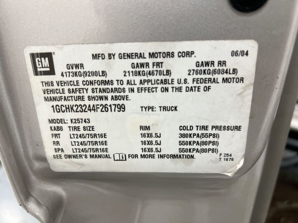 2004 Chevrolet Silverado 2500HD LT