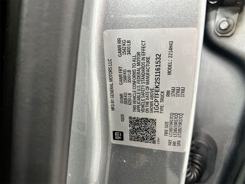 2025 Chevrolet Colorado ZR2