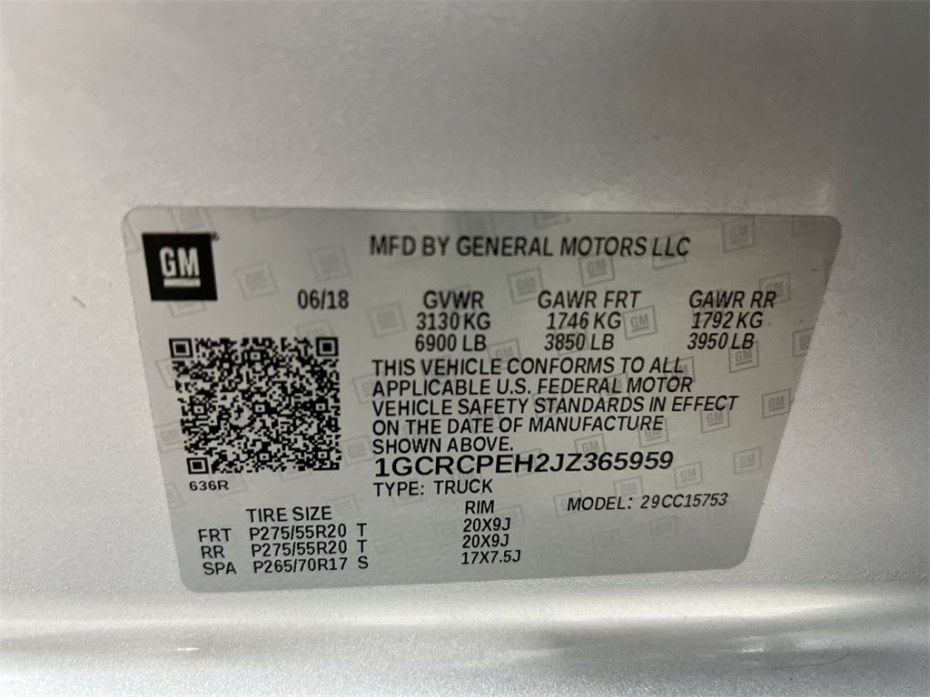 2018 Chevrolet Silverado 1500 Custom