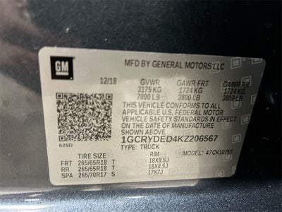 2019 Chevrolet Silverado 1500 LT