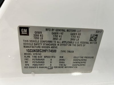 2017 Chevrolet Silverado 1500 LTZ