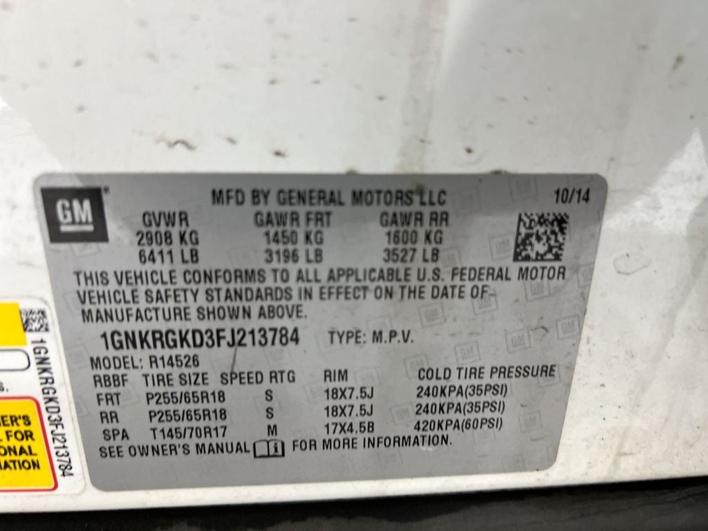 2015 Chevrolet Traverse LT