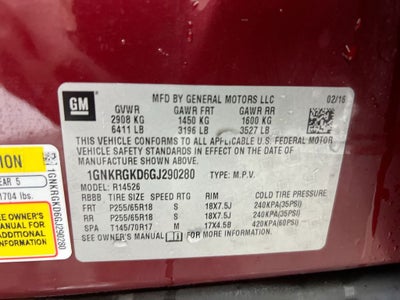 2016 Chevrolet Traverse LT