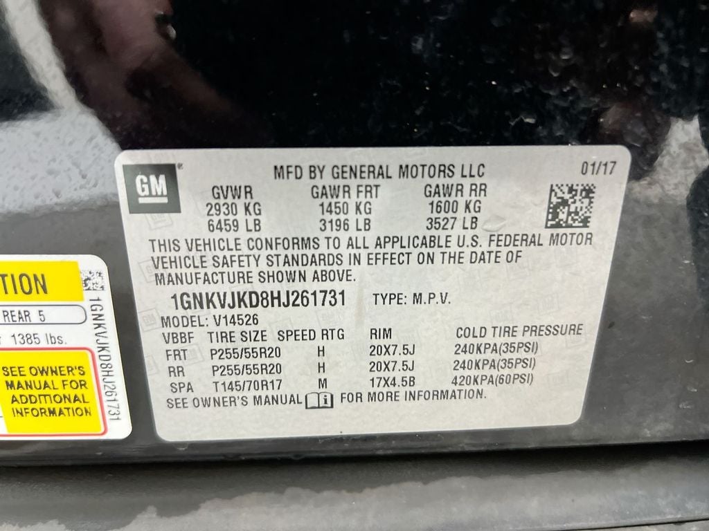 2017 Chevrolet Traverse Premier