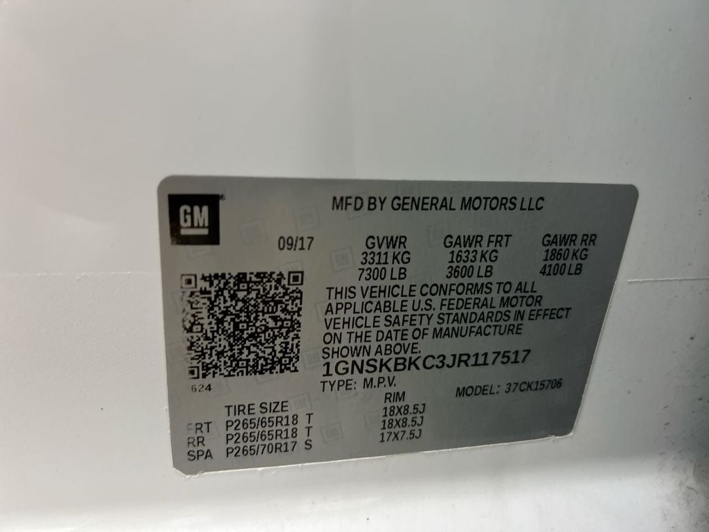 2018 Chevrolet Tahoe LT