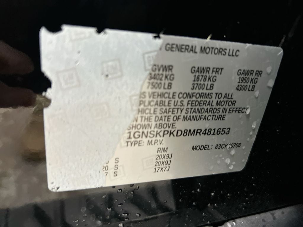 2021 Chevrolet Tahoe Z71