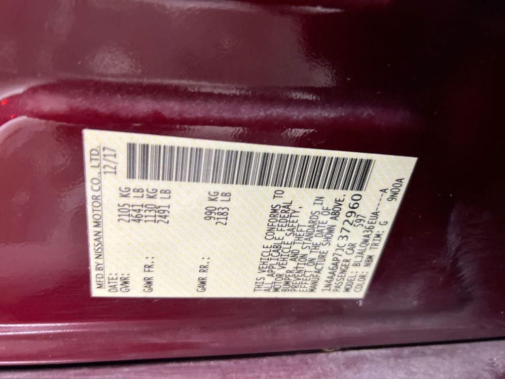 2018 Nissan Maxima 3.5 S