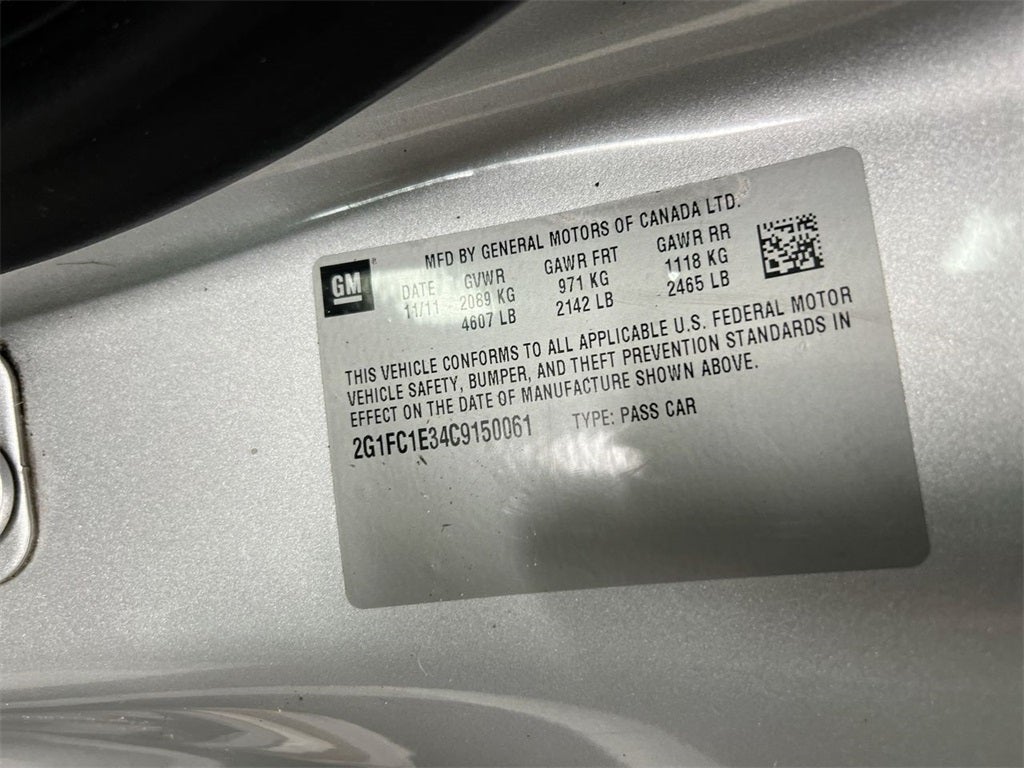 2012 Chevrolet Camaro 2LT