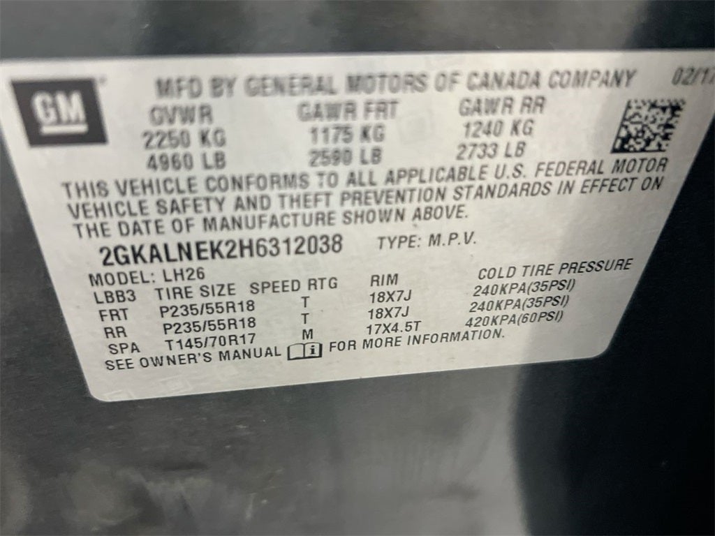 2017 GMC Terrain SLE-2