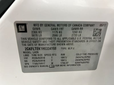 2017 GMC Terrain SLE-2