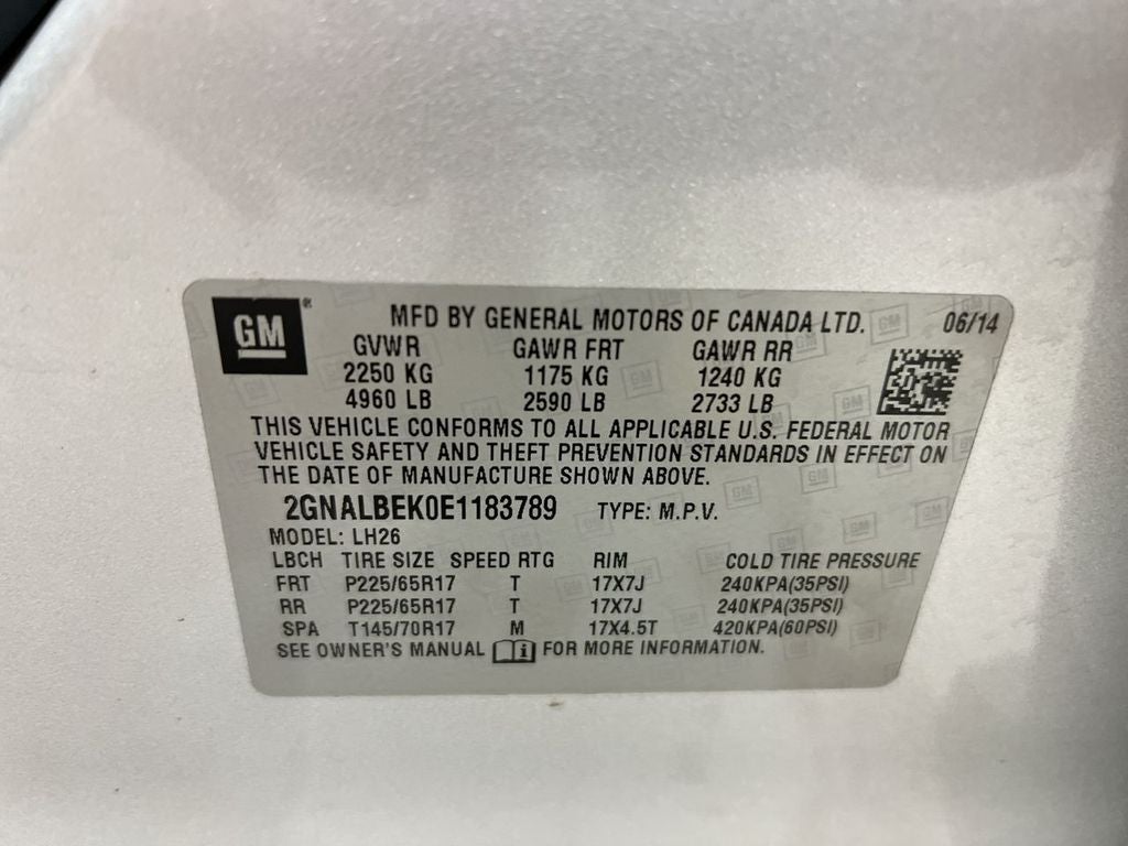 2014 Chevrolet Equinox LT