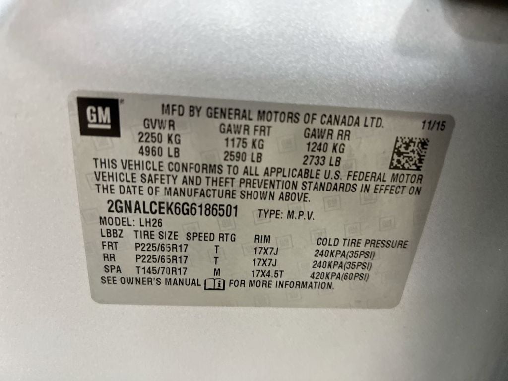 2016 Chevrolet Equinox LT