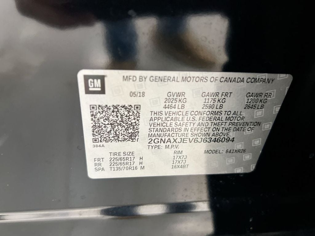 2018 Chevrolet Equinox LT
