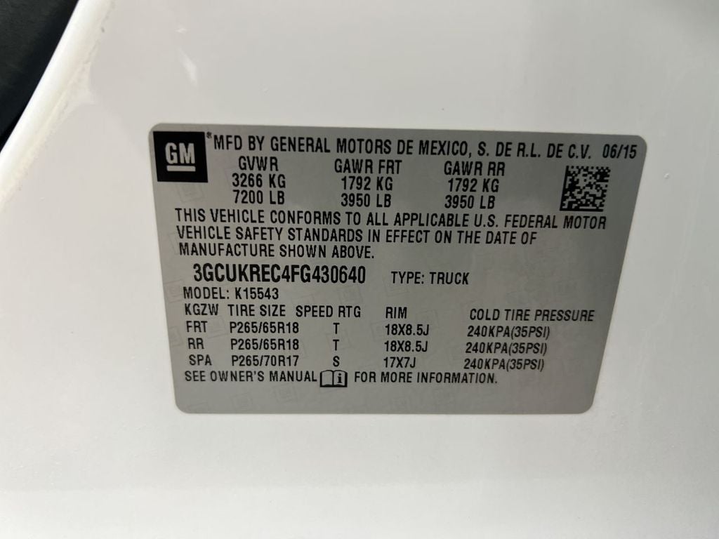 2015 Chevrolet Silverado 1500 LT