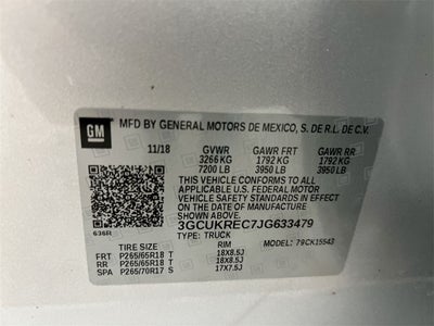 2018 Chevrolet Silverado 1500 LT