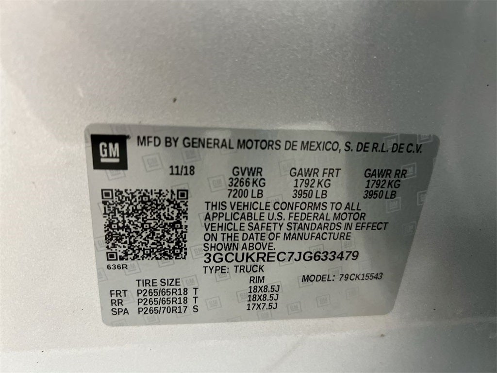 2018 Chevrolet Silverado 1500 LT