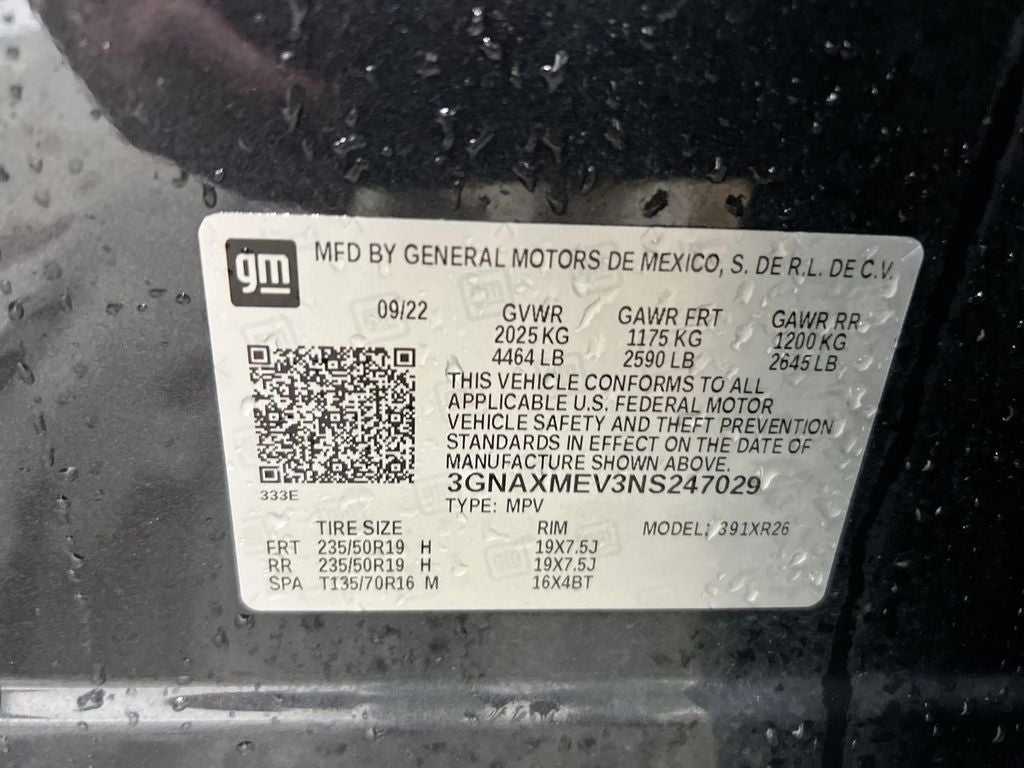 2022 Chevrolet Equinox RS