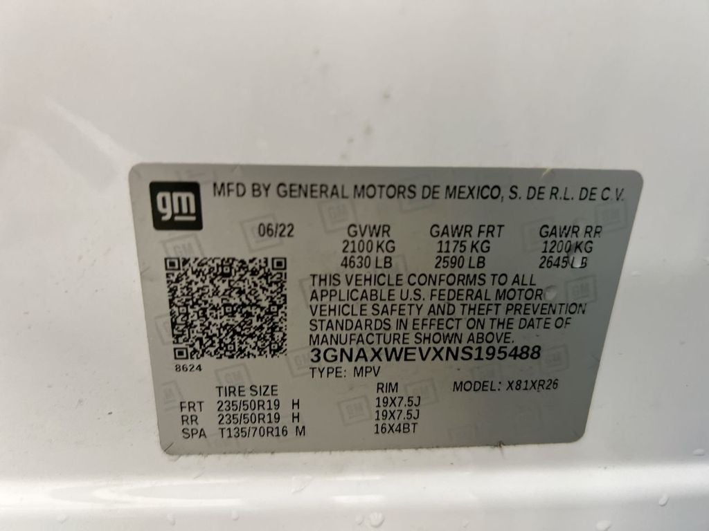 2022 Chevrolet Equinox RS