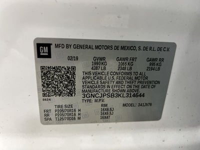 2019 Chevrolet Trax LT