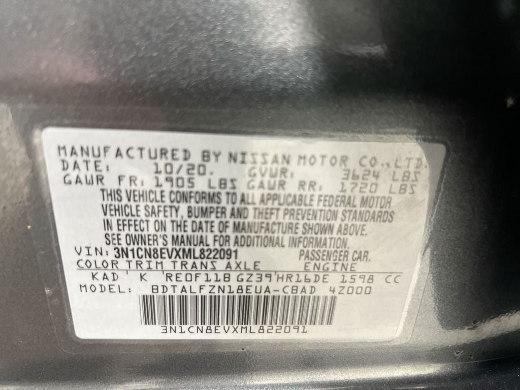 2021 Nissan Versa 1.6 SV