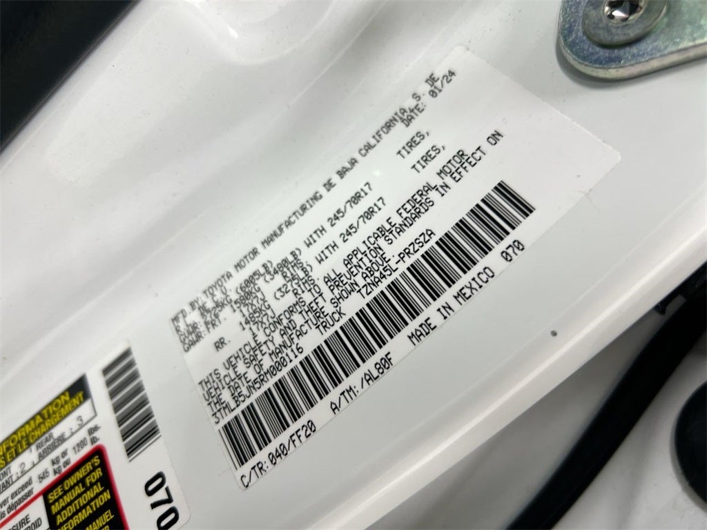 2024 Toyota Tacoma SR5